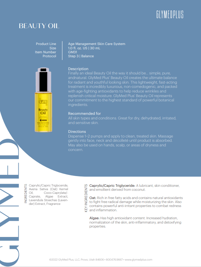 GlyMed Plus Beauty Oil