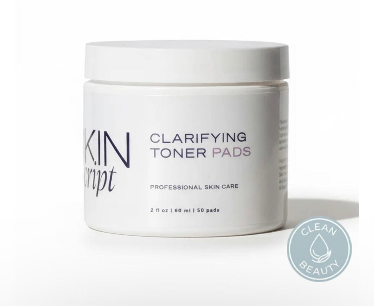 Skin Script Green Clarifying Toner Pads (Acne/Pores)