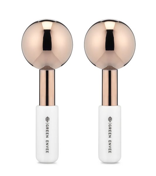 Green Envee Cyro Globes Facial Tool Depuff Glow