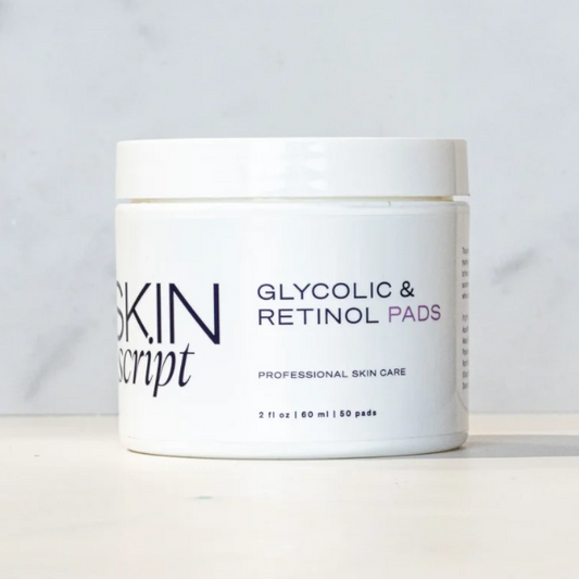 Skin Script Glycolic and Retinol Pads, Dark Spots, Sun Spots